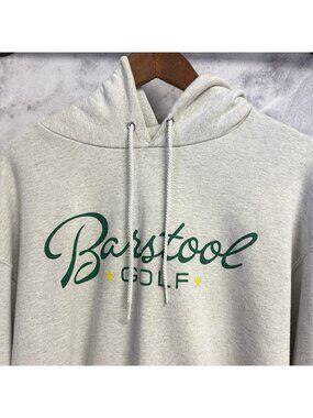 Barstool Golf Champion Hoodie Sweatshirt Mens XL Heather Gray